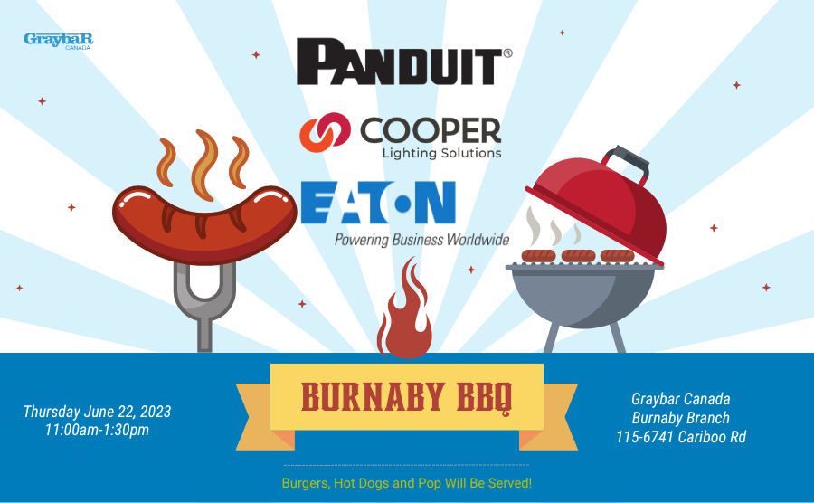 Burnaby Branch BBQ Featuring Panduit, Cooper Lighting and Eaton